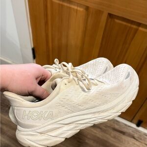 HOKA White Running Shoes